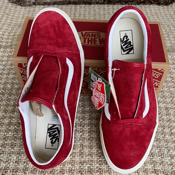 Vans Old Skool Pig Suede Chl Ppr/True White Men’s - Picture 12 of 16